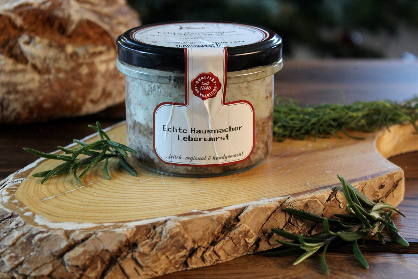 Echte Hausmacher Leberwurst im Glas