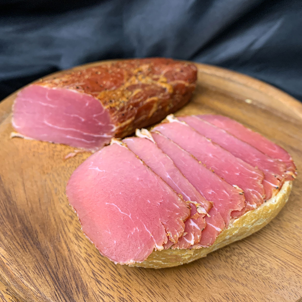 Räucherlachsfilet, mediterran