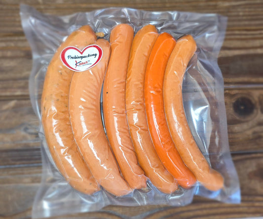 Wurstpackung gemischt - alle Brühwürste