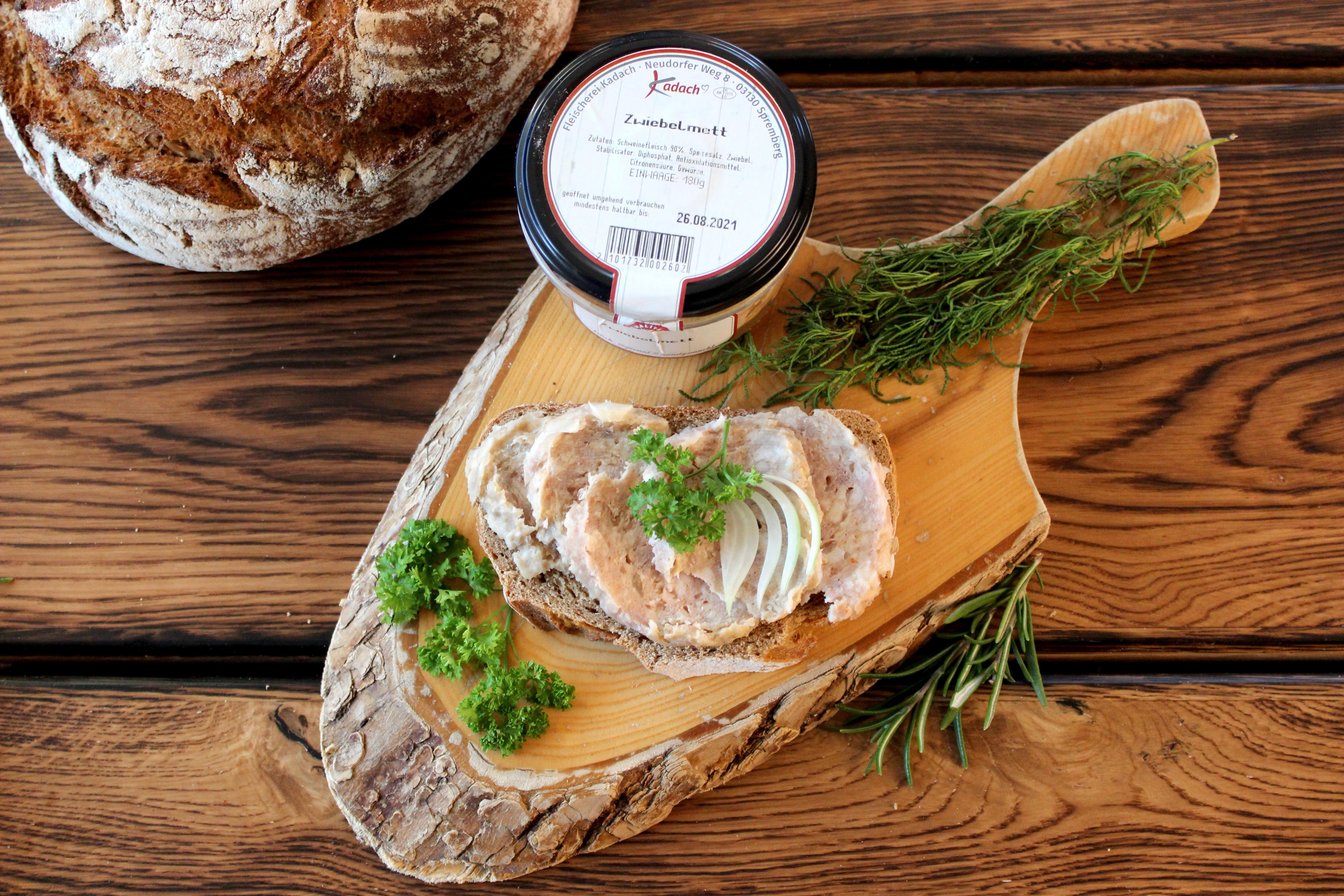 Zwiebelmett im Glas [1732] – Onlineshop Fleischerei Kadach