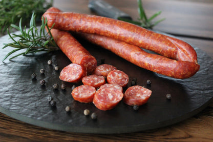 Bierbeißer, geräuchertes Rohwürstchen