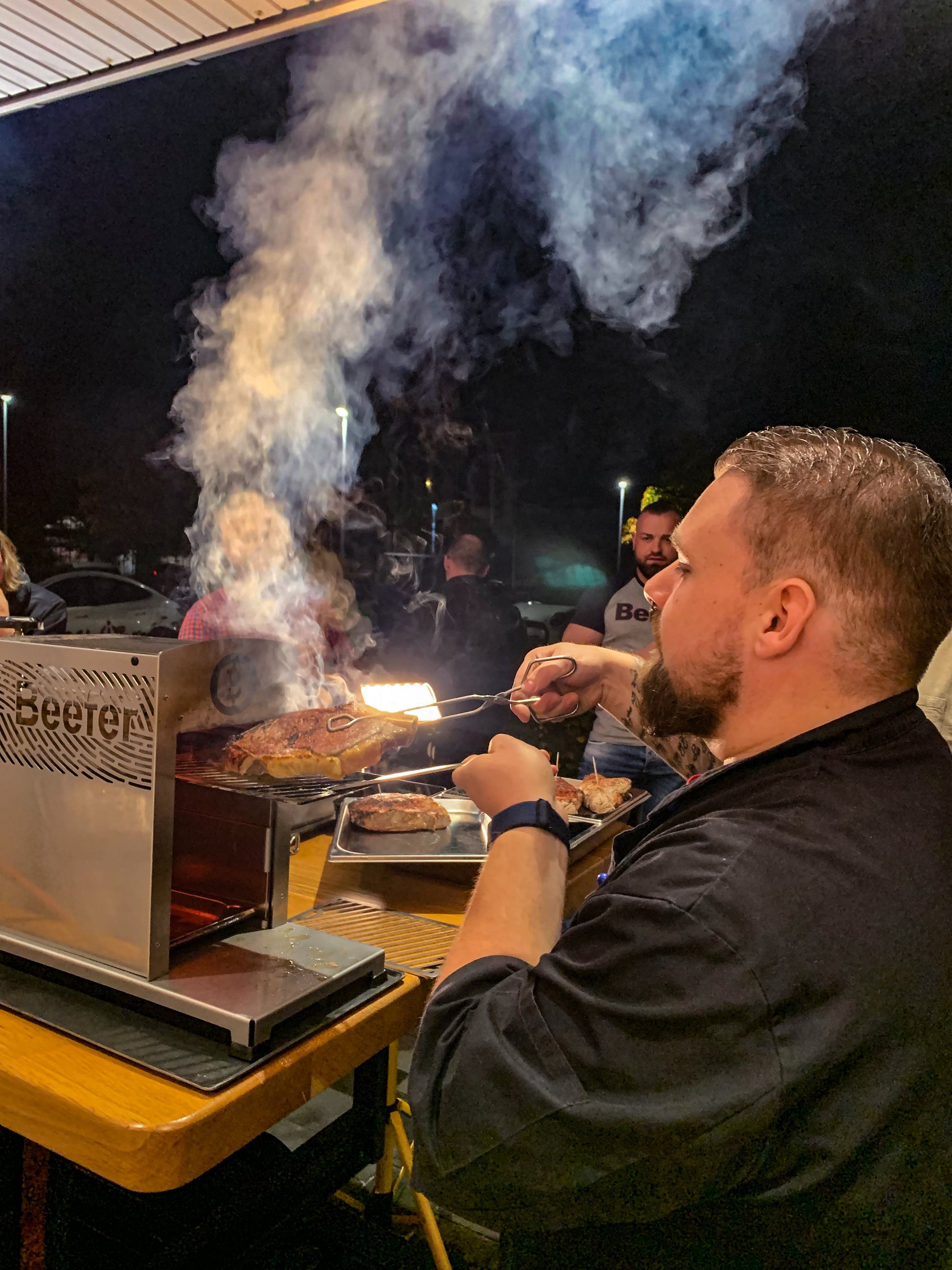 Beefer beim Tasting